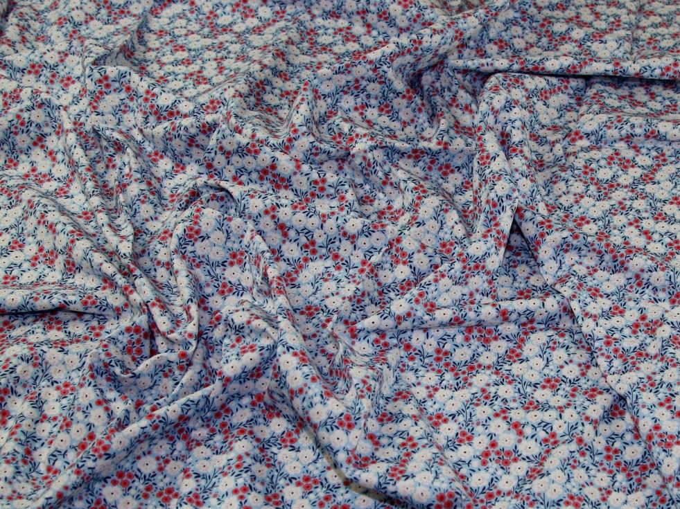 Rose And Hubble Sky 100% Cotton Poplin Fabric