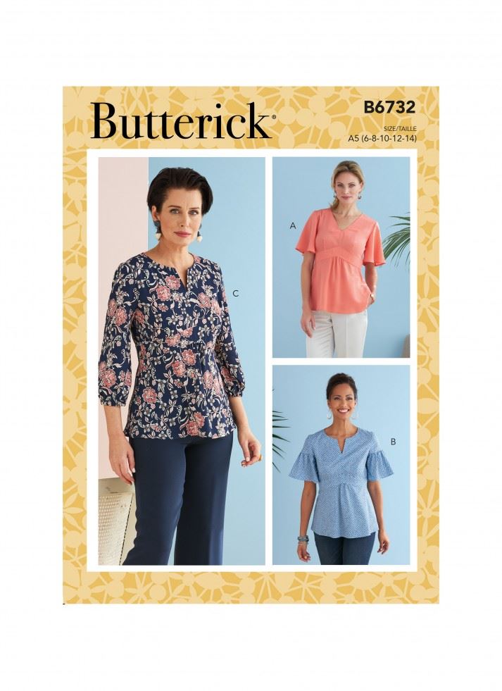 Butterick Paper Sewing Pattern 6732
 