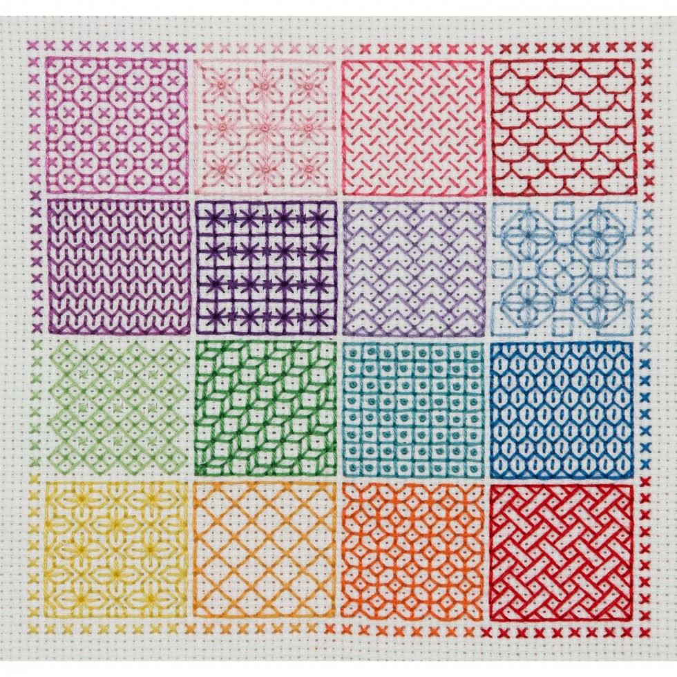 Anchor Embroidery Kit Sampler Blackwork
 