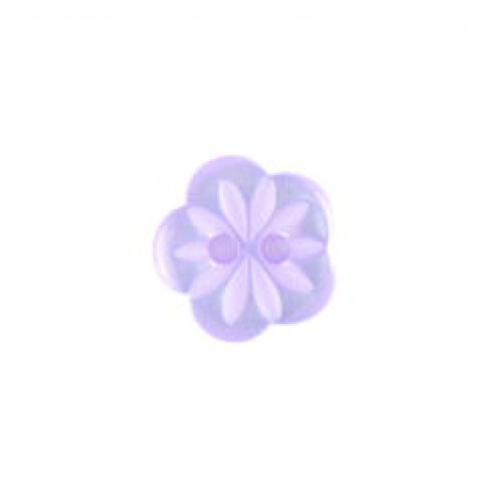 Crendon Carved Flower Buttons (Value Pack) Lilac
 