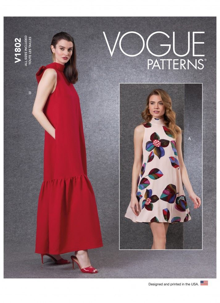 Vogue Paper Sewing Pattern 1802