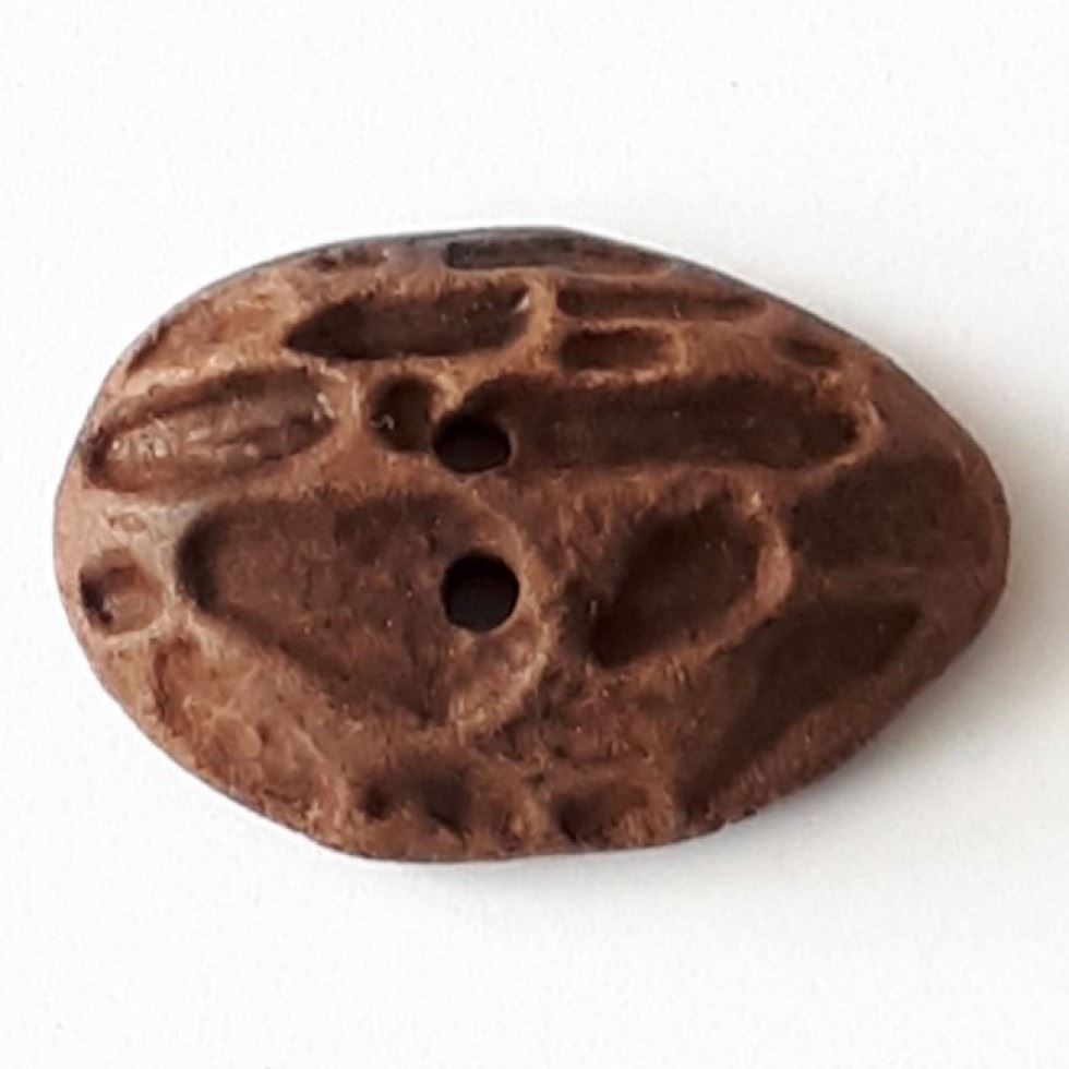 Dill Brown Irregular Plastic Buttons (Value Pack)