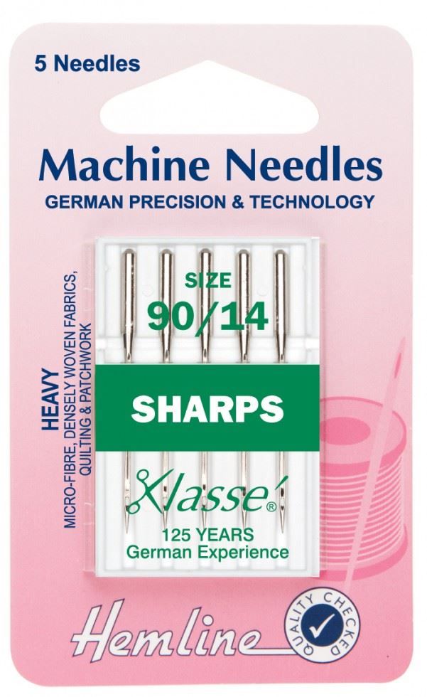 Hemline Sharps Sewing Machine Needles