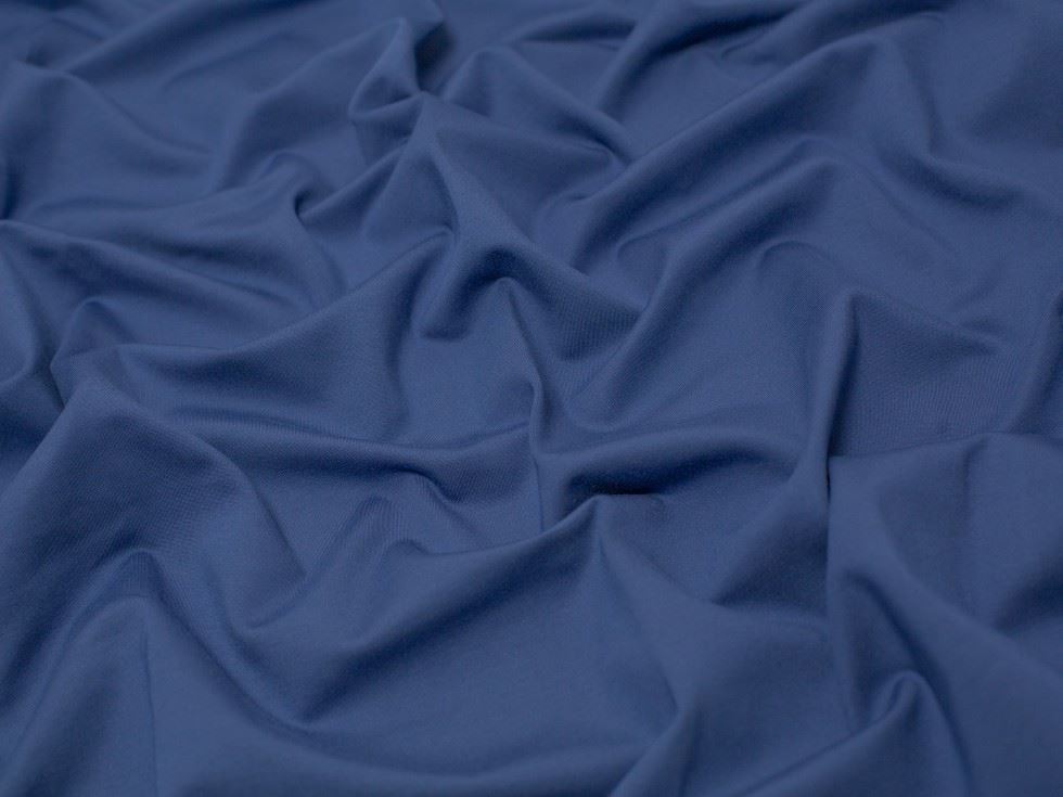 Minerva Core Range Cornflower Heavy Ponte Roma Double Stretch Knit Fabric