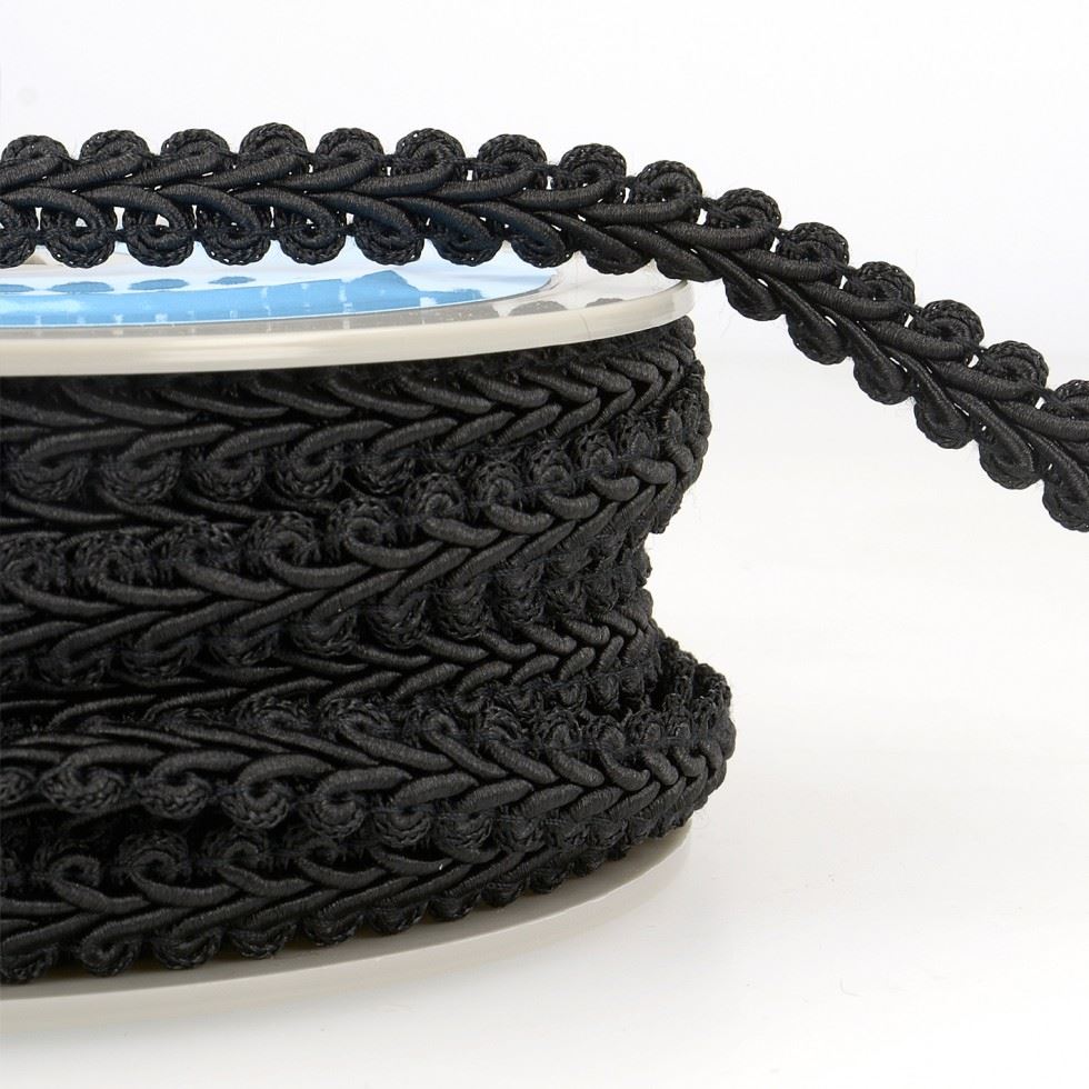 Stephanoise Gimp Braid Trim Black