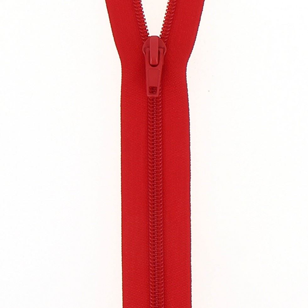 Milward Red Nylon Open End Zips
