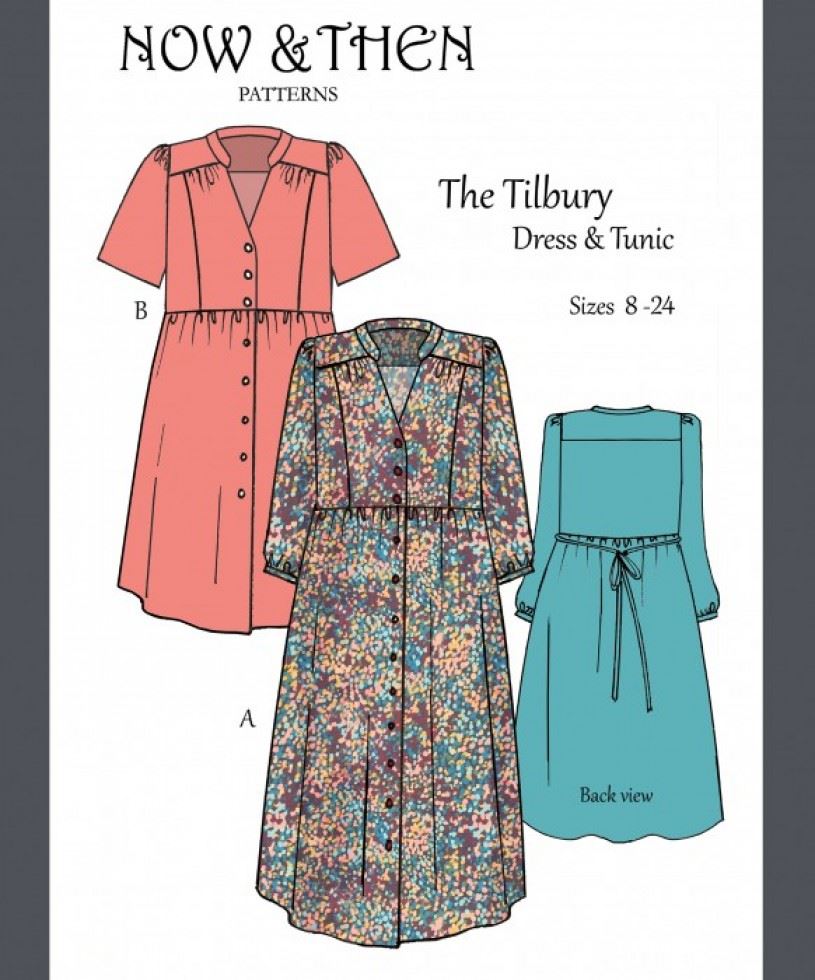 Now And Then Patterns Sewing Pattern The Tilbury Dress