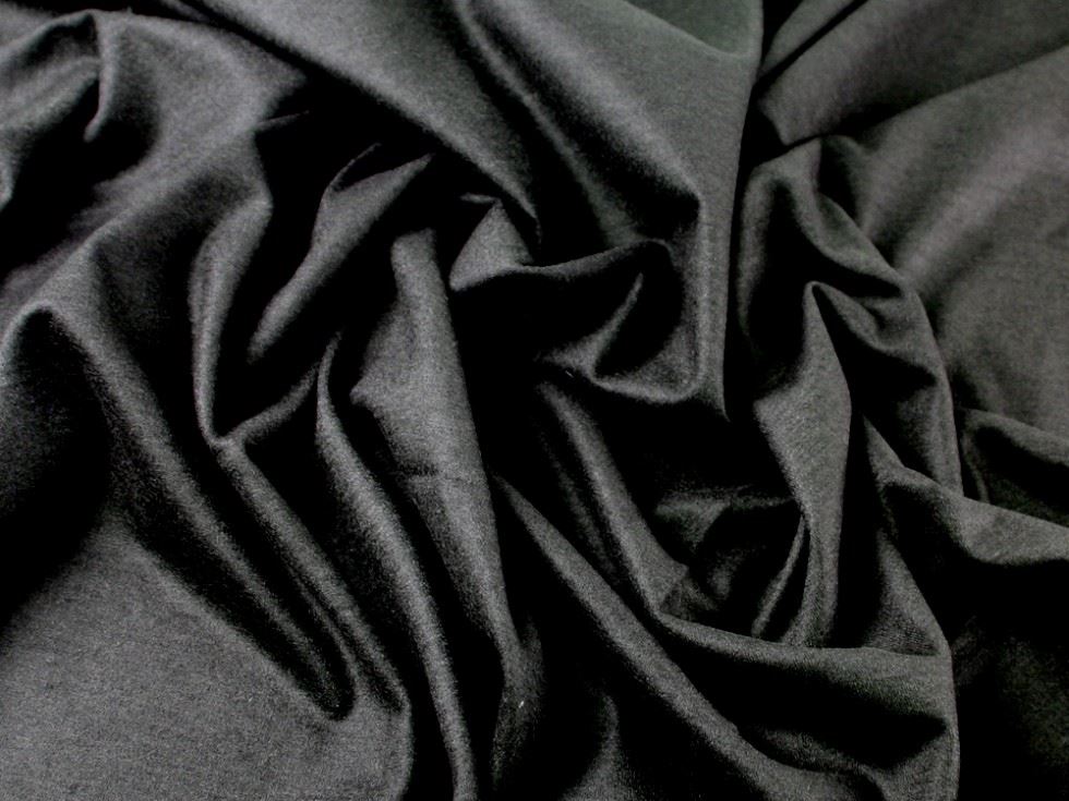 Brown Deadstock Ponte Roma Double Stretch Knit Fabric