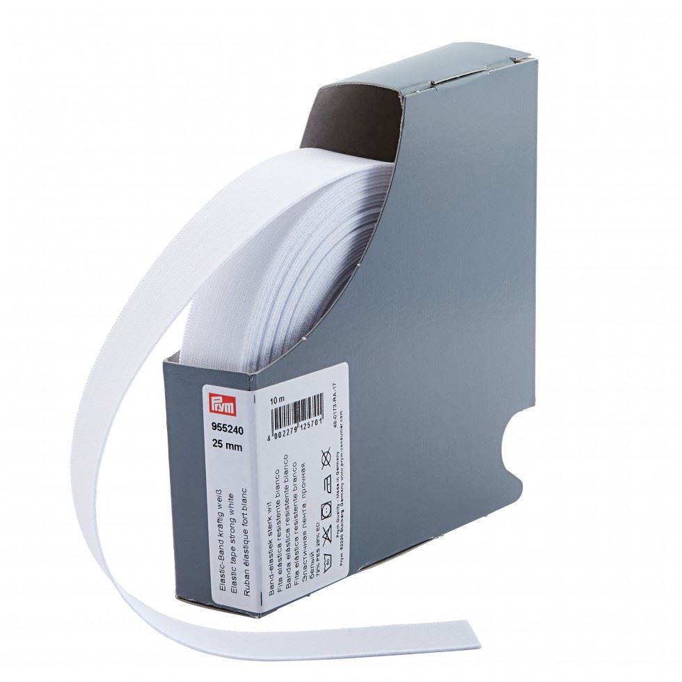 Prym White Strong Elastic Tape