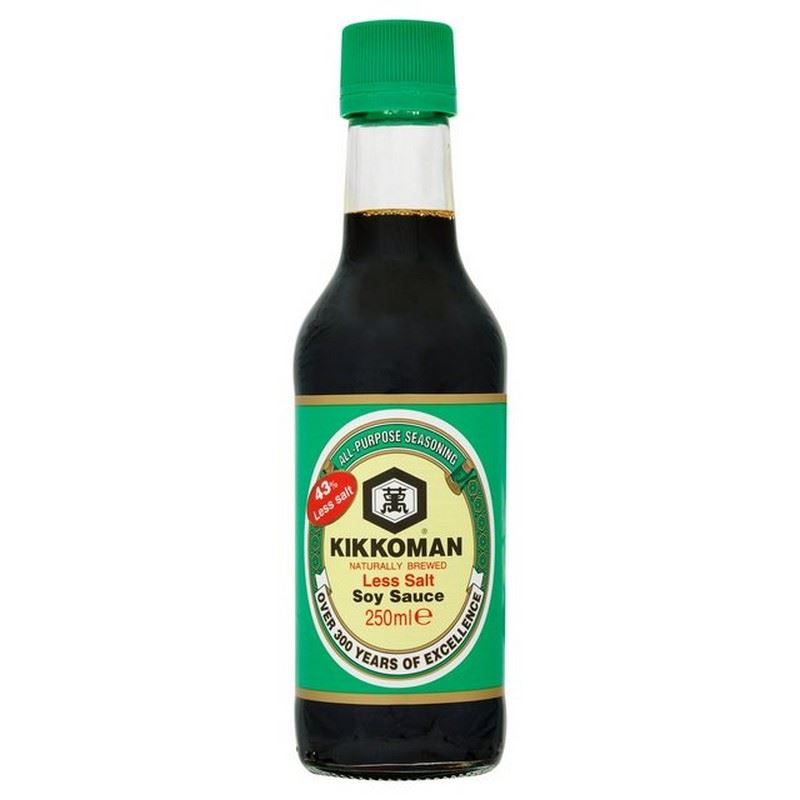 4x Kikkoman Less Salt Soy Sauce 250ml for sale