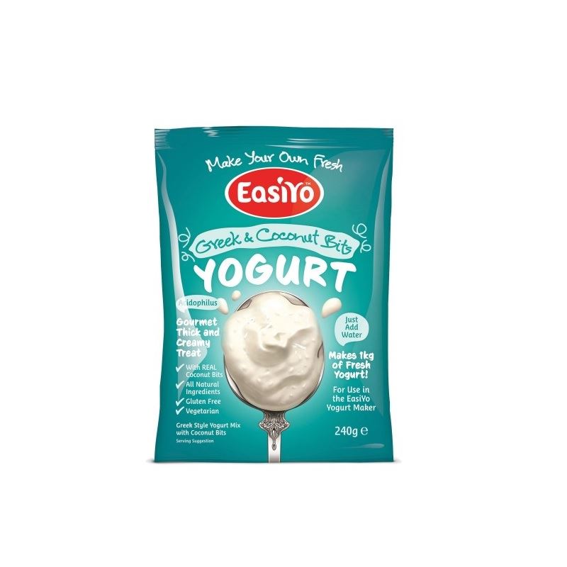 Easiyo Greek & Coconut Premium Yoghurt Mix 240g 721866551726 eBay
