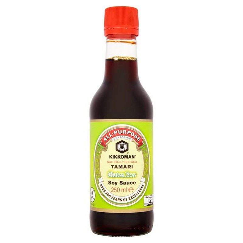 6x Kikkoman Tamari Gluten Free Soy Sauce 250ml for sale