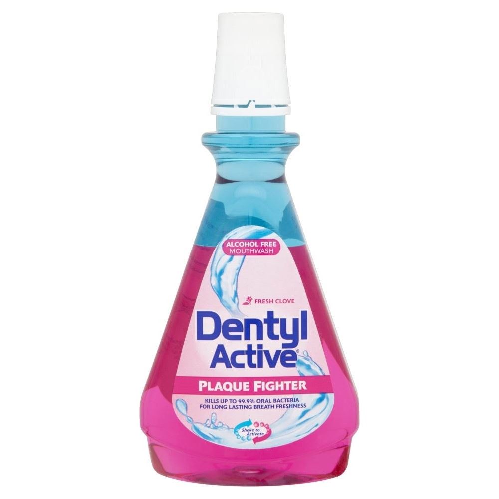 Dentyl Active Plaque Fighter Alcohol Free Mouthwash Clove (500ml) 721865042775 eBay