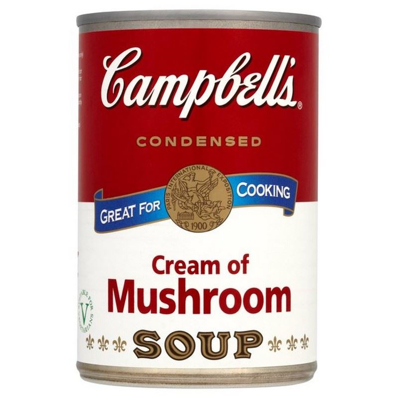 Campbell's Condensed Cream of Mushroom Soup 295g (Pack of 4) for sale