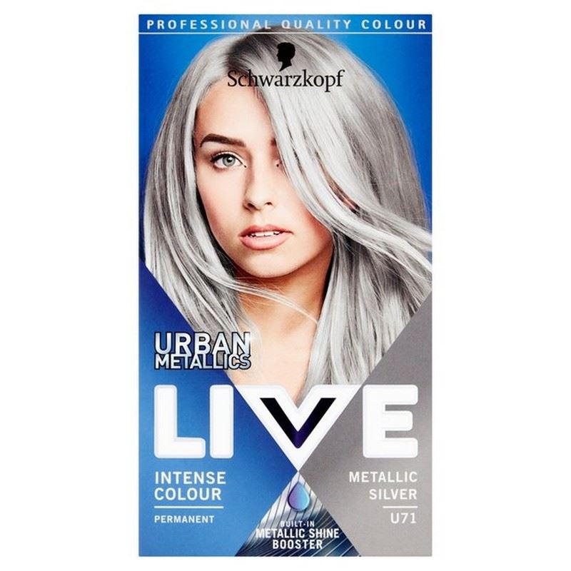 Schwarzkopf Live Colour Urban Metallics U71 Metallic Silver Hair