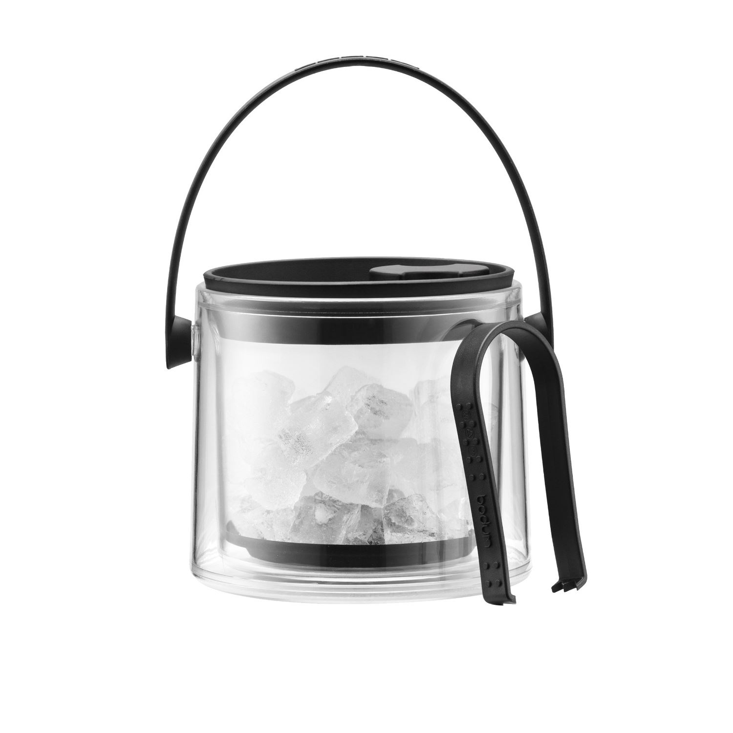 Bodum Cool Ice Bucket With Tongs Black 1.5 L eBay