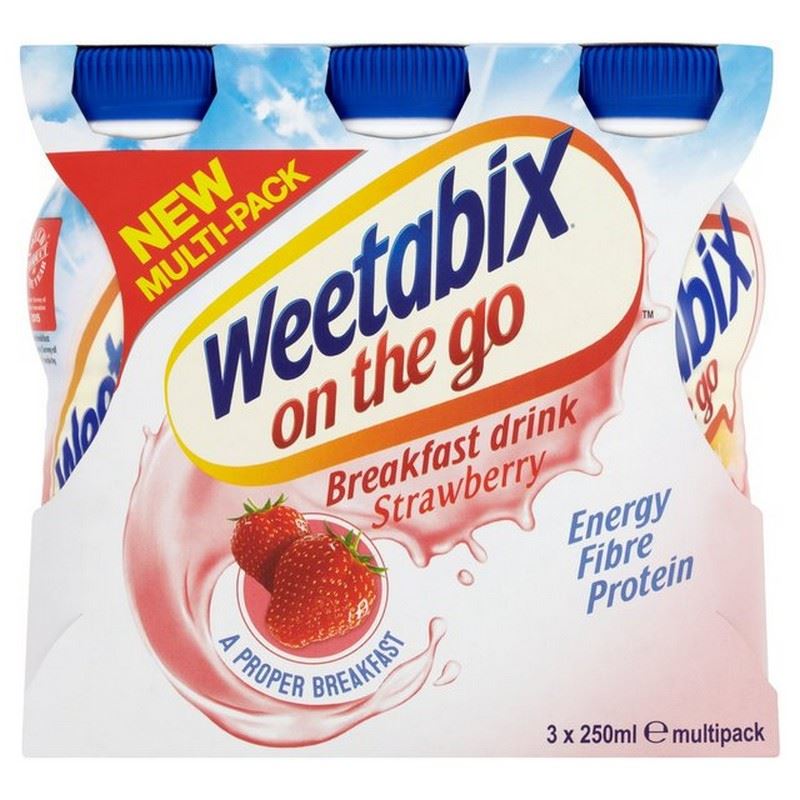 Weetabix Strawberry On The Go Drink 3 x 250ml 721898051041 eBay