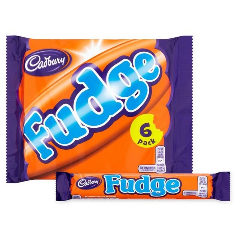 Cadbury Fudge 6 x 25.5g (Pack of 2) for sale