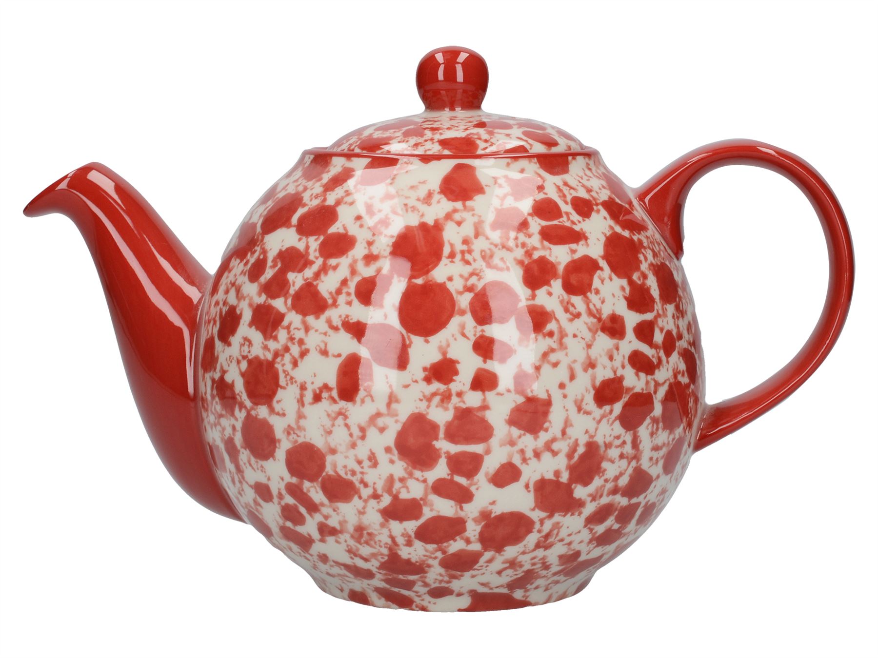 London Pottery Splash Globe 4 Cup Teapot Red eBay