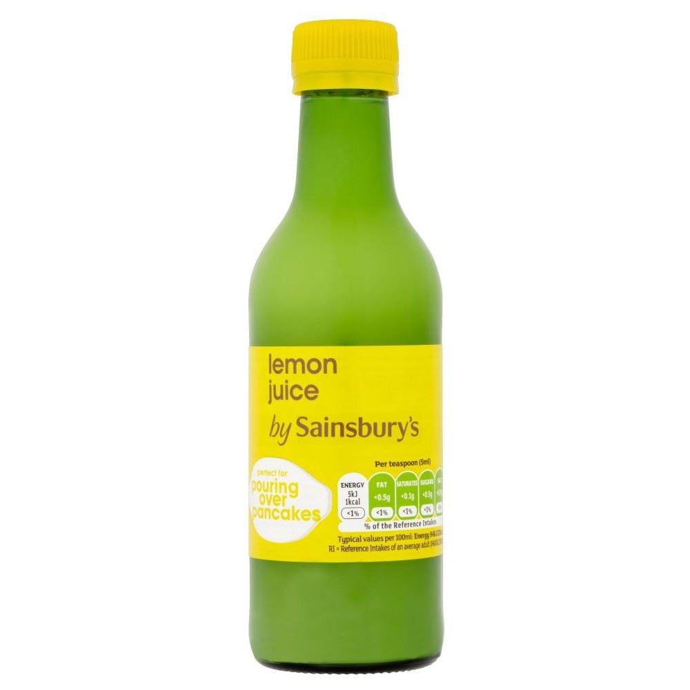 Sainsbury's Lemon Juice 250ml eBay
