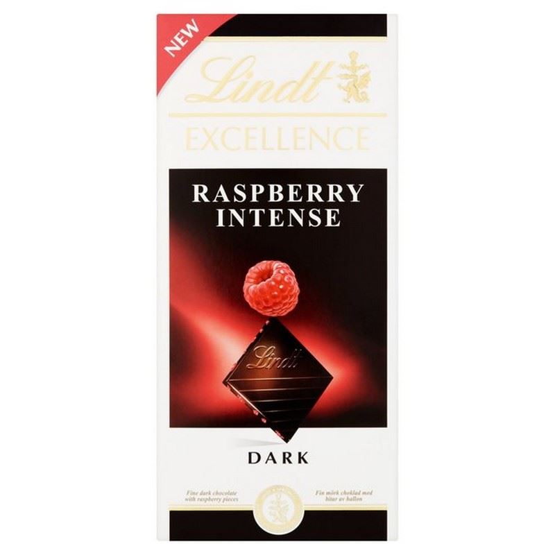 2x Lindt Excellence Raspberry 100g for sale