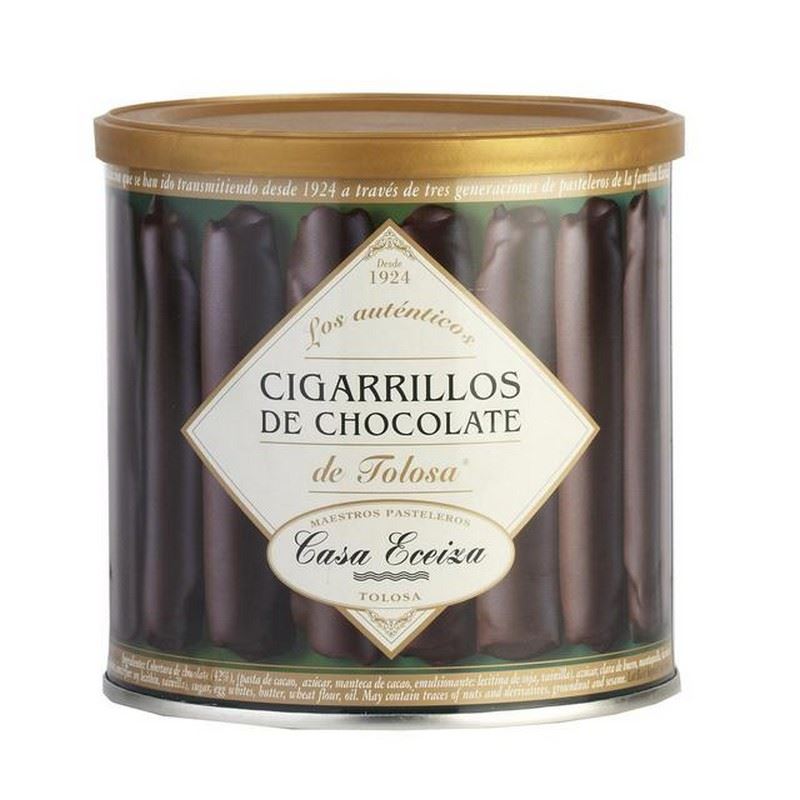 2x Brindisa Chocolate Cigarrillo Biscuits 200g for sale