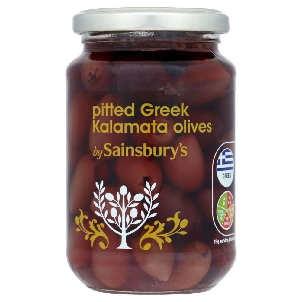 Sainsbury's Greek Pitted Kalamata Olives 335g 721898566200 eBay