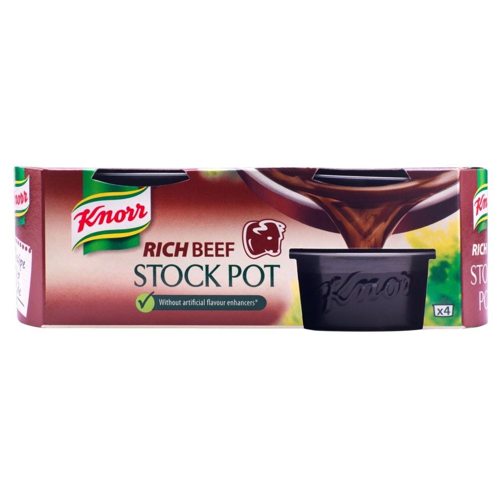 Knorr Rich Beef Stock Pot (4x28g) eBay