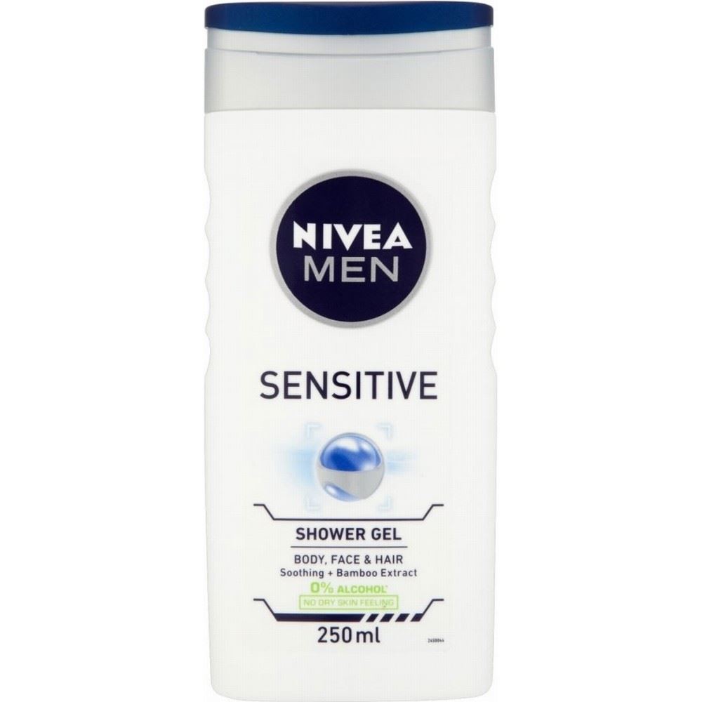 Nivea Men Shower Gel Sensitive (250ml) 721865028762 eBay