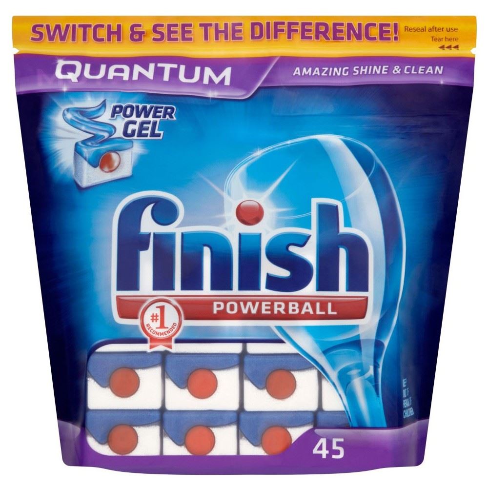 Finish Quantum Powerball Dishwasher Tablets (45) 721864902674 eBay