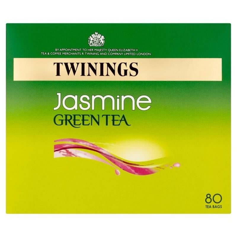 Twinings Green Tea & Jasmine 80 per pack - Pack of 2 for sale