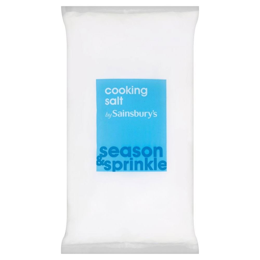 Sainsbury's Cooking Salt, Polybag 1.5kg 721898565197 eBay
