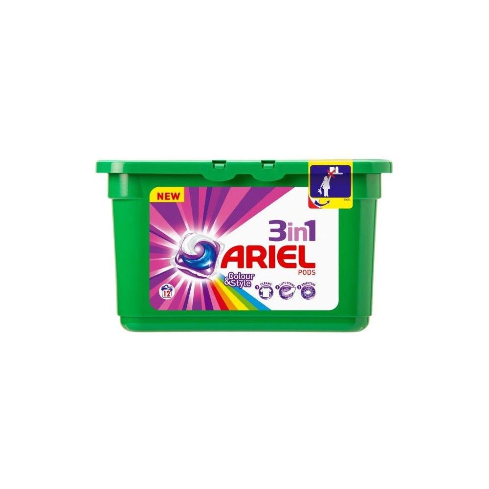 Ariel 3In1 Pods Colour & Style - 12 Washes - Pack Of 2 (721865504723)