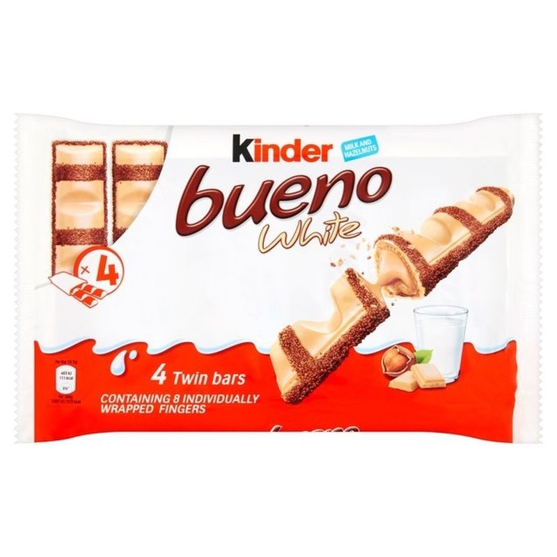 Kinder Bueno White 4 Pack 4 x 39g for sale