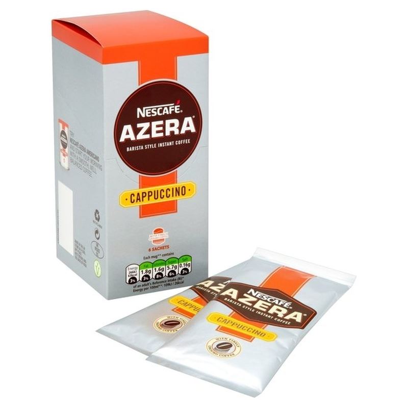 Nescafe Azera Cappuccino 6 Sachet 96g eBay