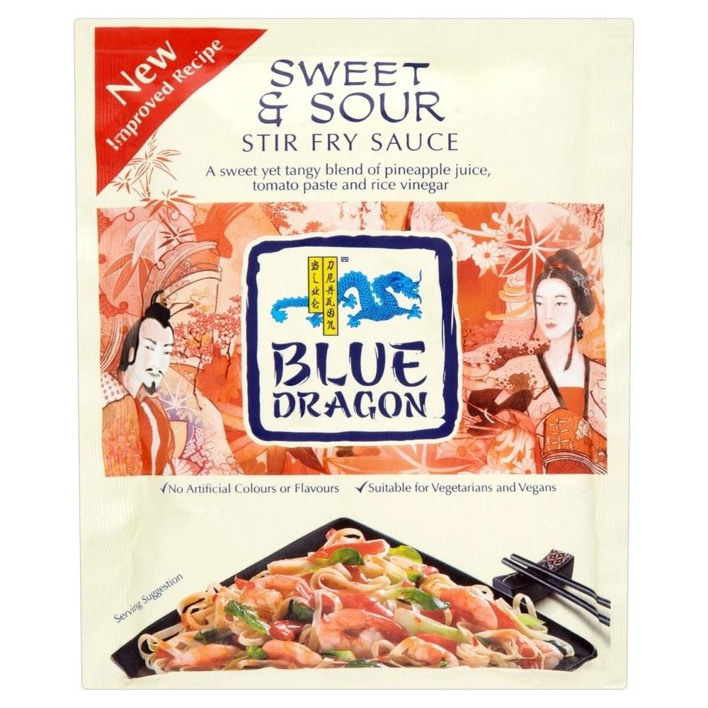 Blue Dragon Stir Fry Sauce Sweet & Sour (120g) 721865080340 eBay