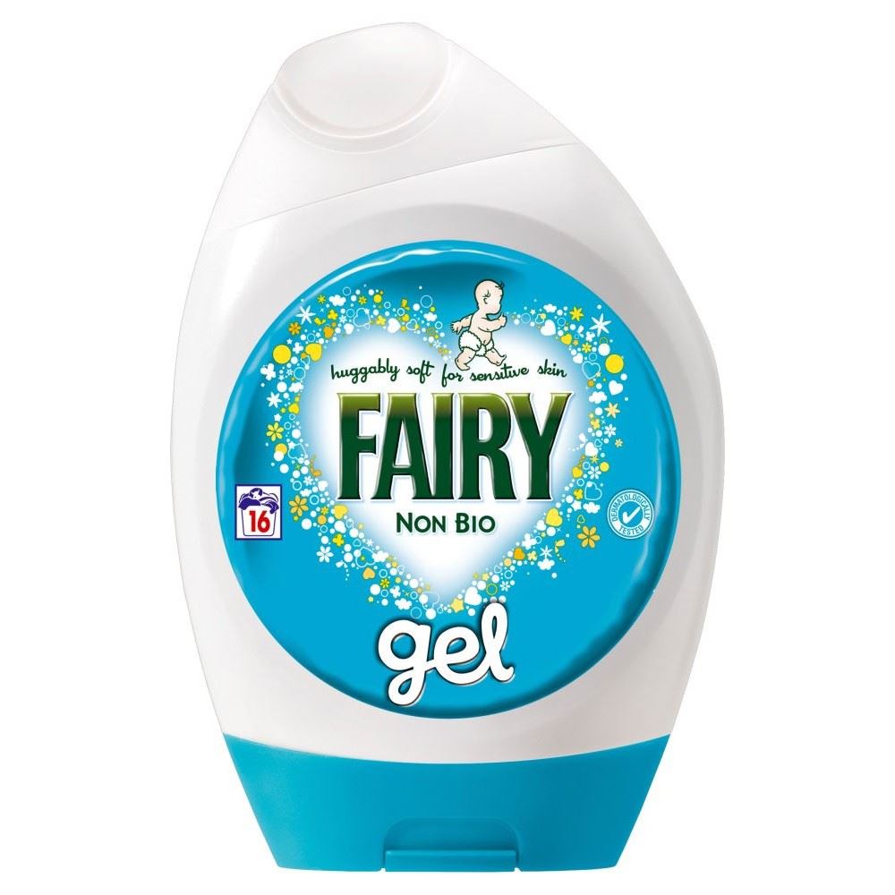 Fairy Non Bio Laundry Gel - 16 Washes (592ml) 721865002342 ...