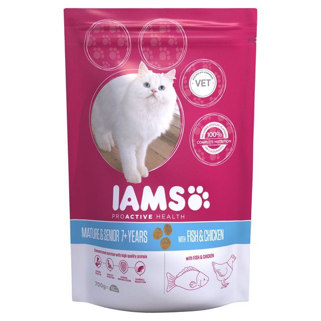 iams senior dry cat food