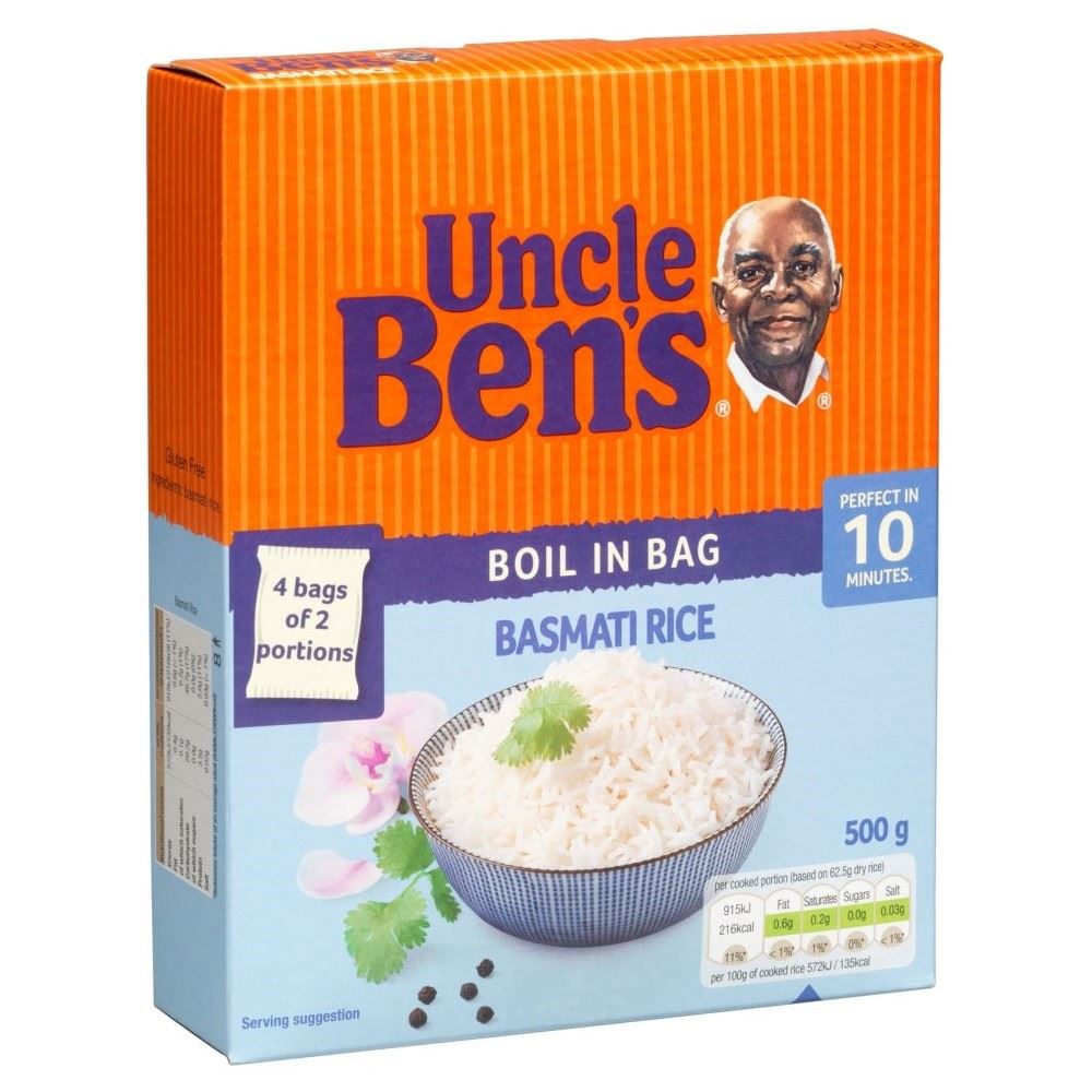 Uncle Ben's Boil in the Bag Basmati Rice (4x125g) eBay