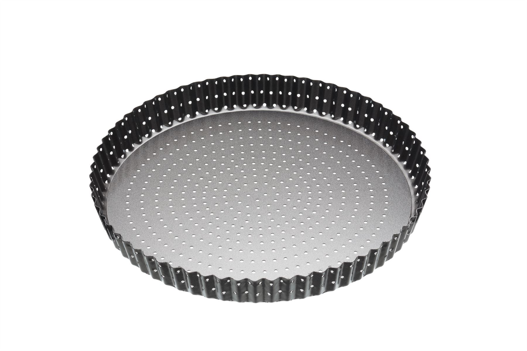 NEW KitchenCraft MasterClass Crusty Bake Non Stick Pastry Flan Tin Grey 25 Cm M