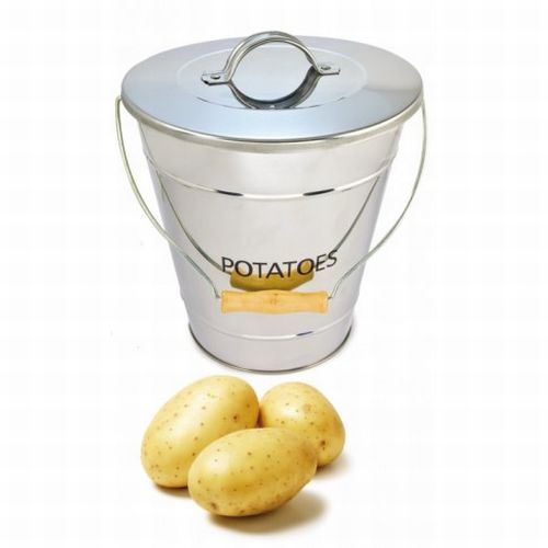 Eddingtons Stainless Steel Potato Storage Bucket / Pail 5060021838698