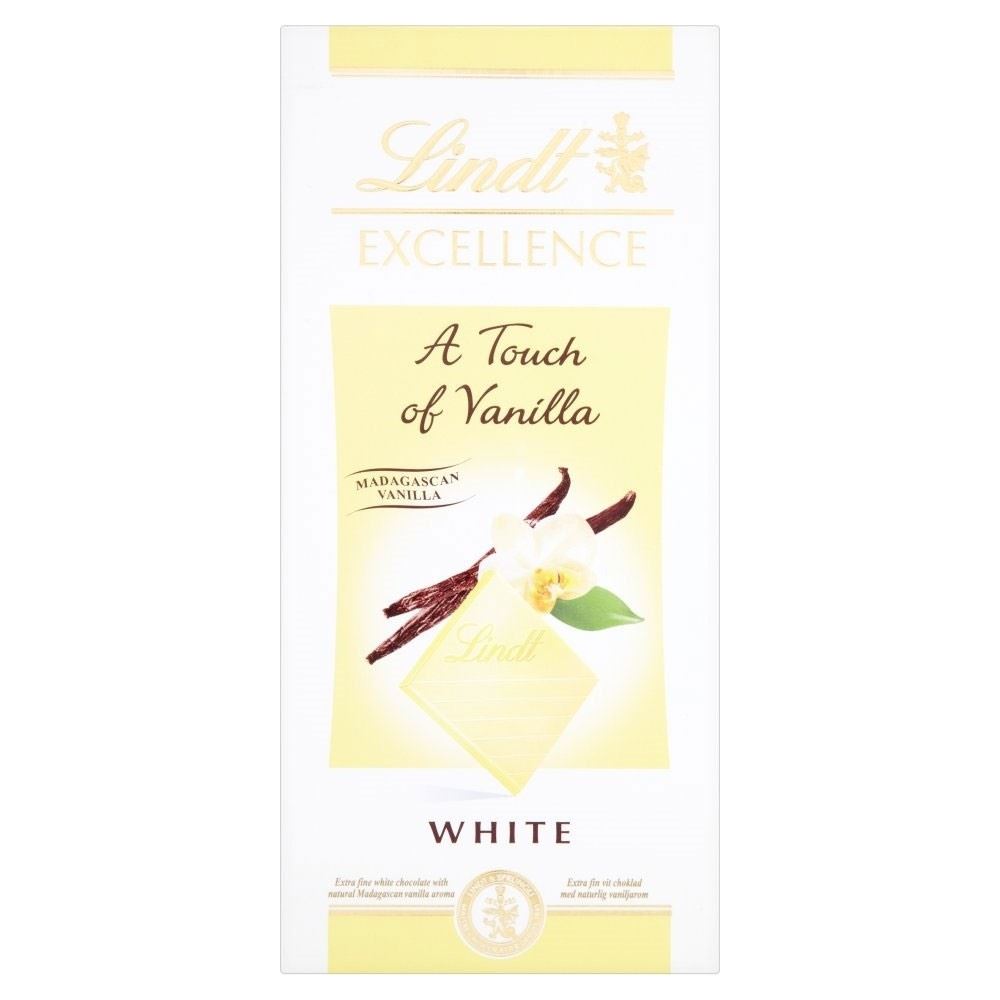 Lindt Excellence White Chocolate with a Touch of Vanilla (100g
