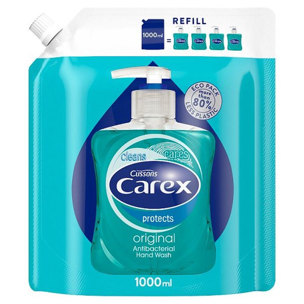 Carex Handwash Original Refill 1 Litre 5000101168079 eBay