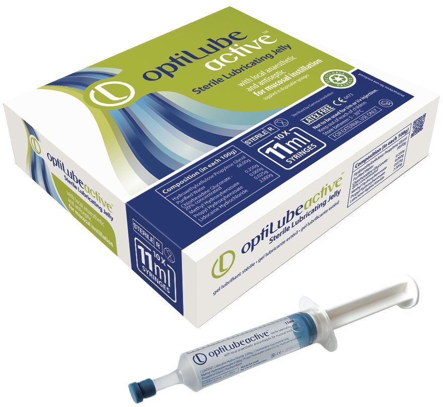 Optilube Active Sterile Lubricating Jelly, 11ml, Box of 10 5055853626988 | eBay