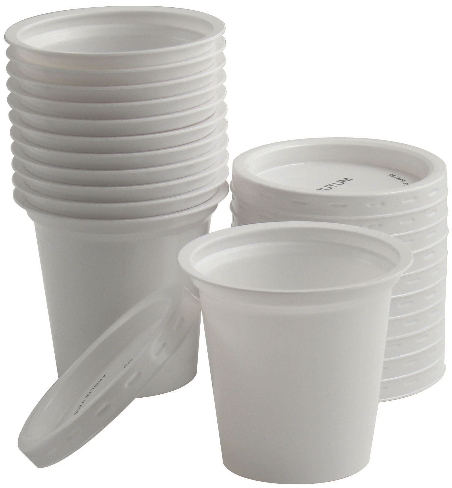 Sputum Pot Fibre Complete with Lids, Pack of 100 5055853655902 eBay