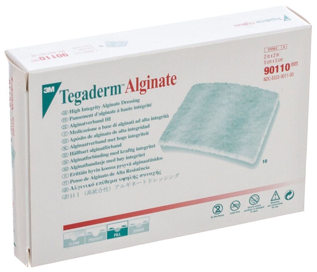 3M Tegaderm Alginate Dressing, 5cm x 5cm, Pack of 10 eBay