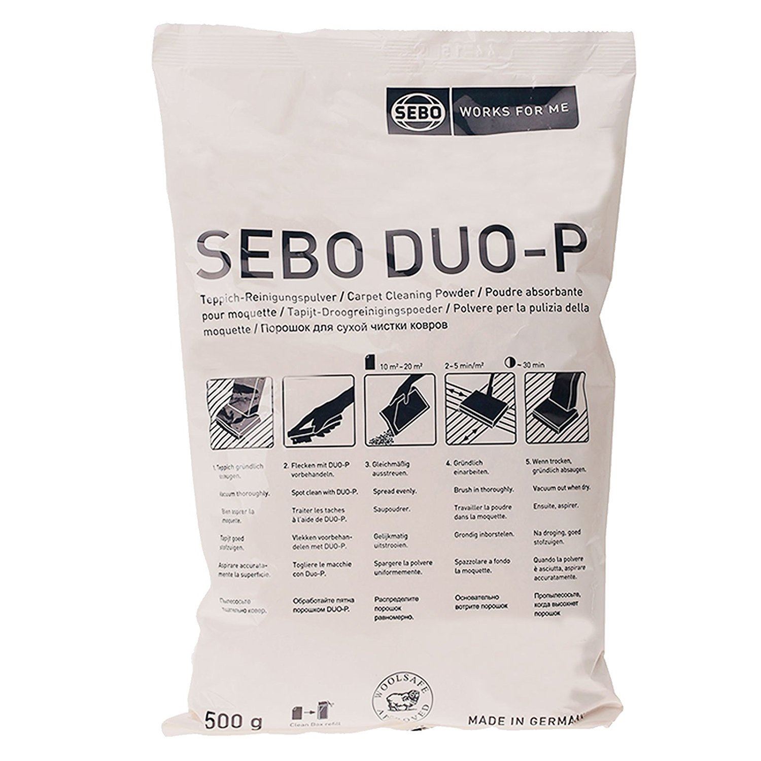 Sebo DuoP Carpet Cleaning Powder 500g Refill eBay