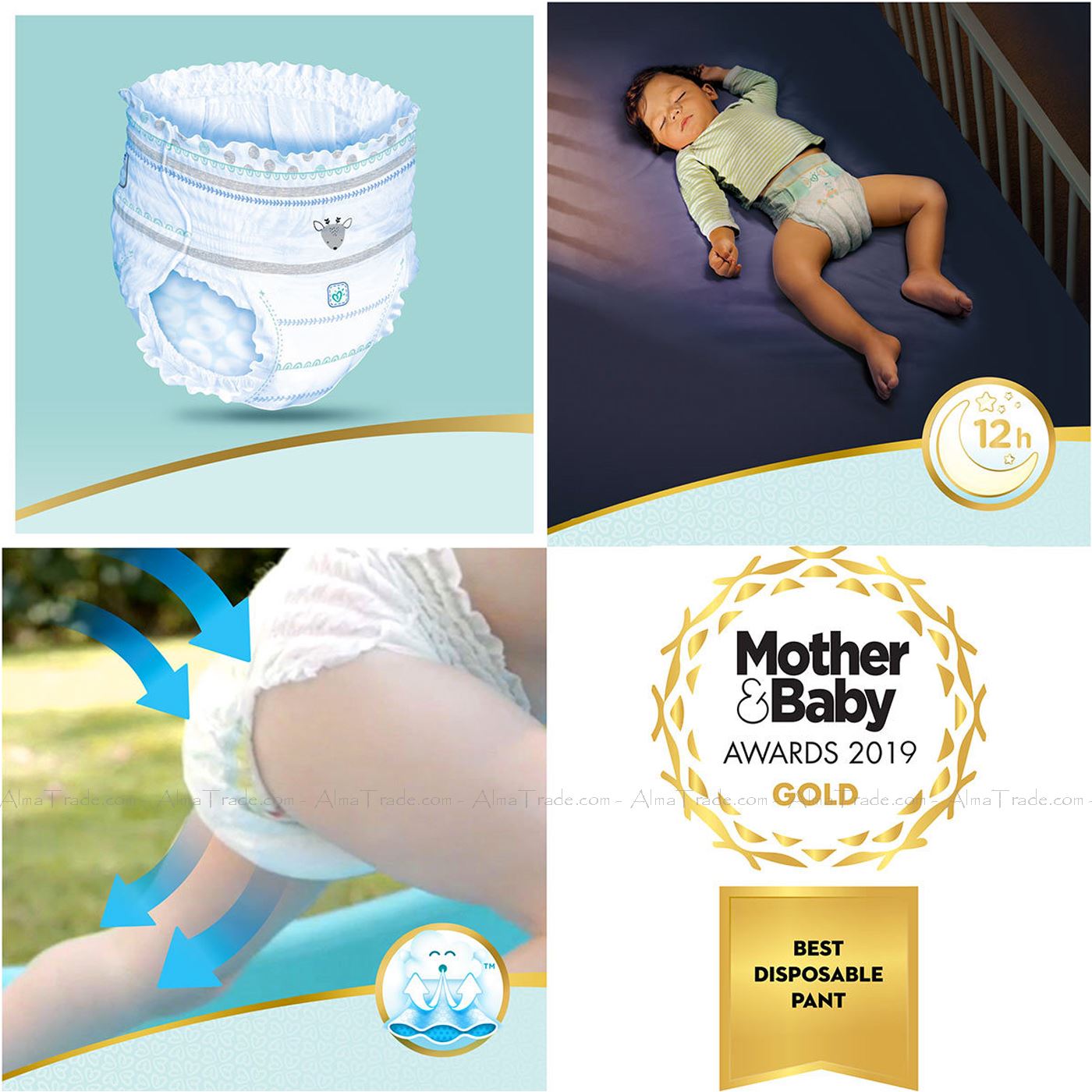 pampers premium nappy pants size 4