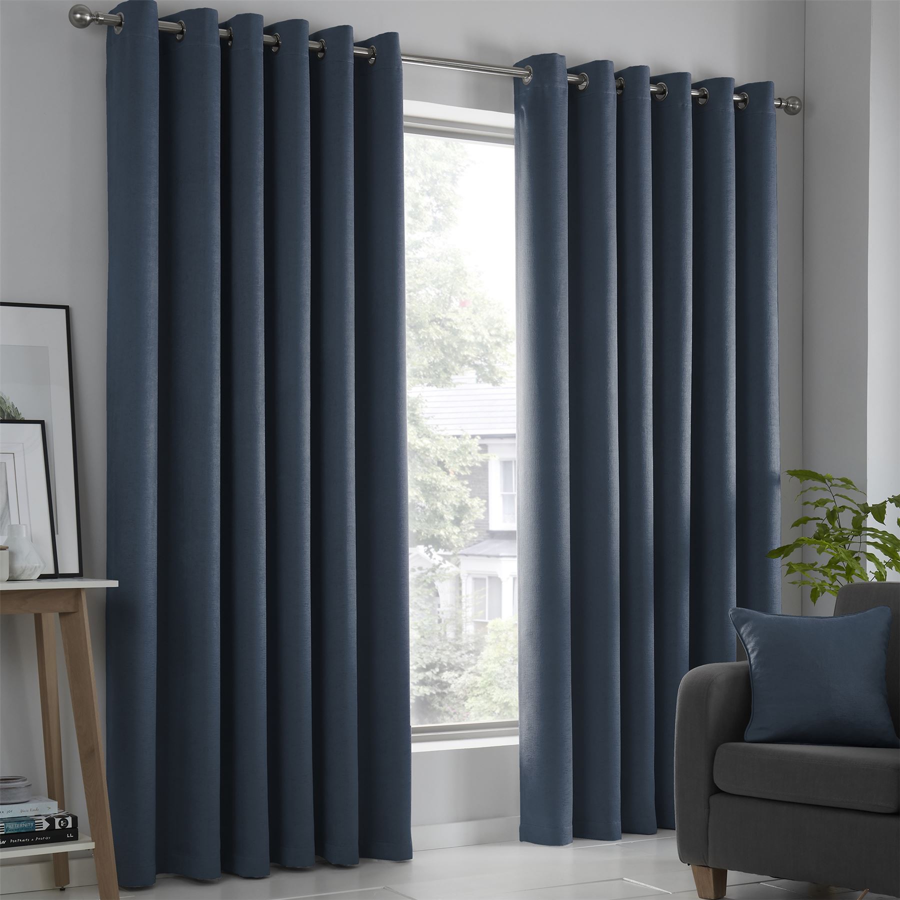 Fusion Strata 100 % Polyester dreifach gewebte wärmeisolierende Ösenvorhänge - Bild 15 von 21
