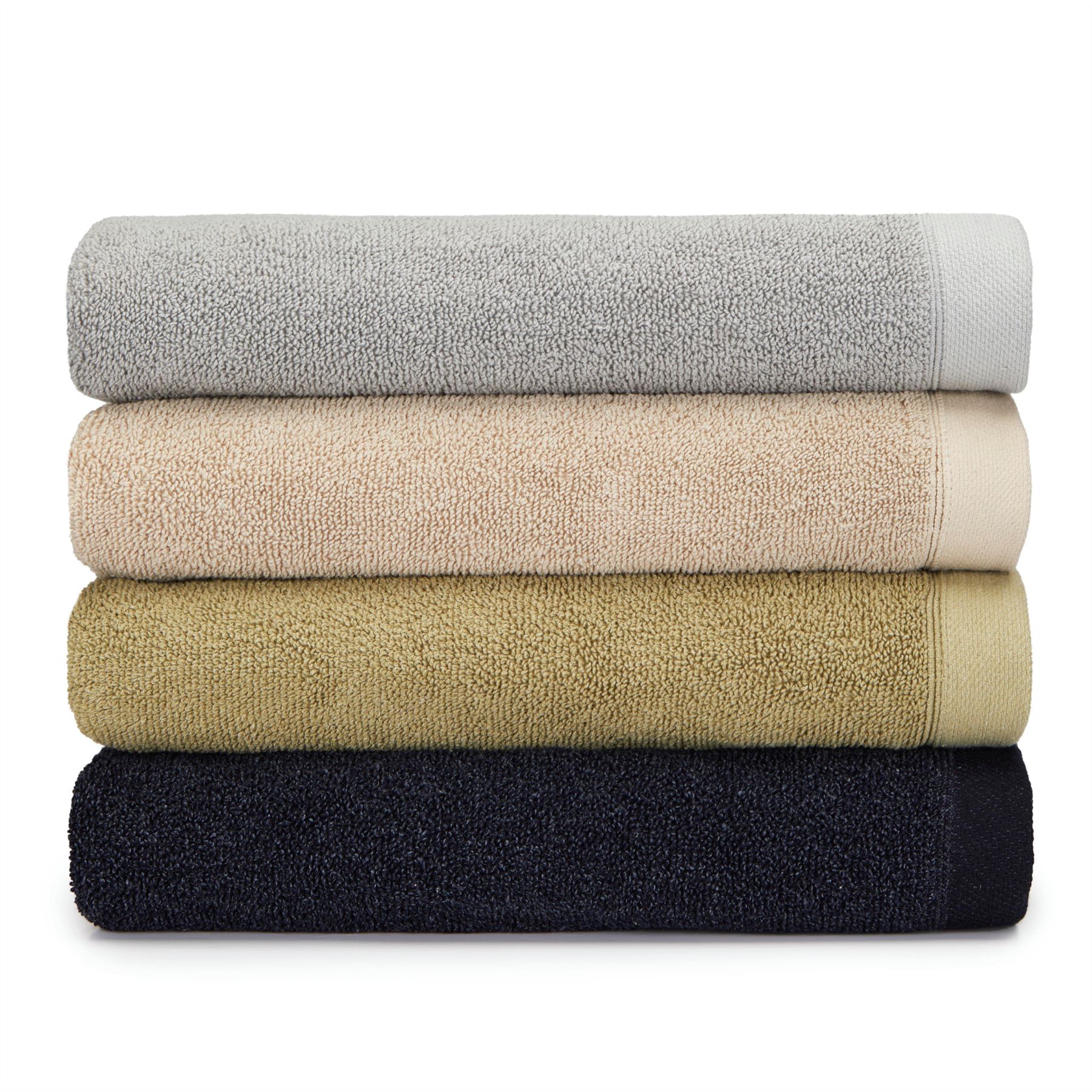 Drift Home Abode Eco BCI Cotton Rich Polycotton Bath and Hand Towels in Natural - Picture 3 of 6